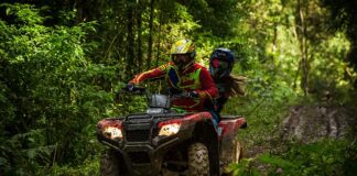 Ile pali quad na 100 km?